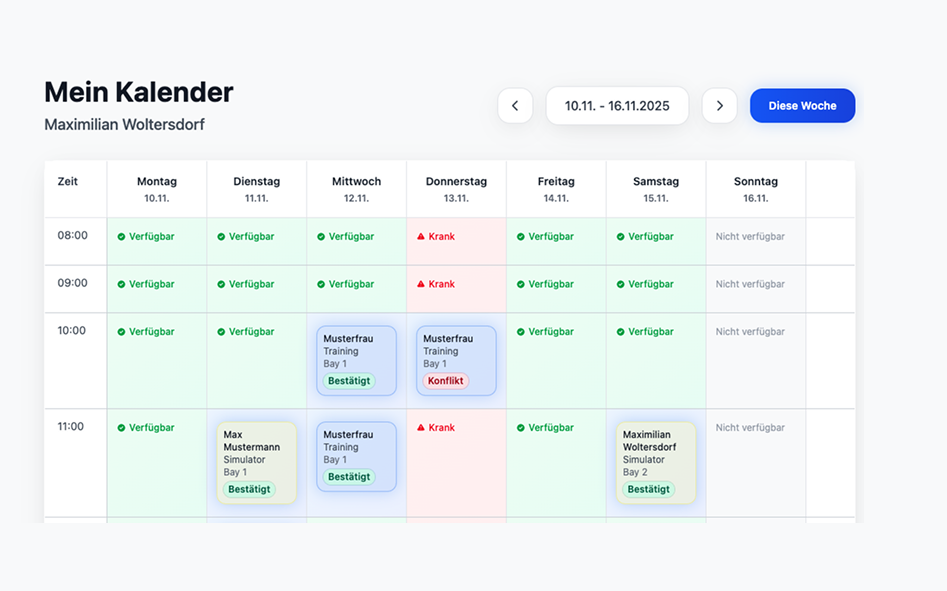 Tivent My Calendar Überblick
