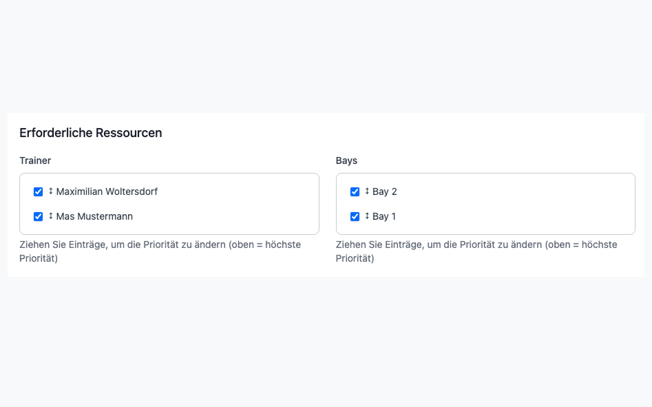 Tivent Ressourcen-Priorisierung